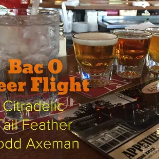 Beer Flight - 3 samples $6.95