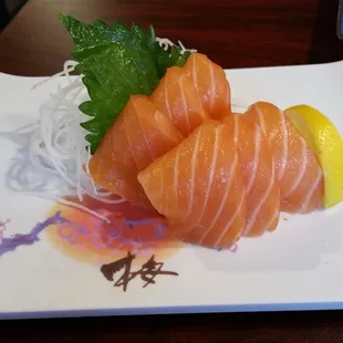 6 pc. salmon sashimi (7.50 during HH)