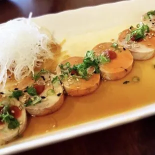 WAZABI SUSHI * ankimo (monkfish liver). My favorite!