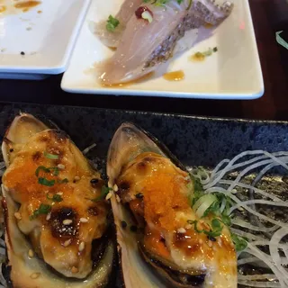 Baked Green Mussels