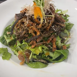 Salmon Skin Salad