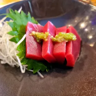 Tuna sashimi