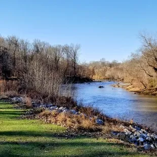 The Wolf River. The trail follows it for quite a ways.