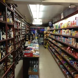 a view of a grocery store