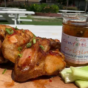Pepper Jelly BBQ Wings with Leslie Mills' Confetti Jelly - Local