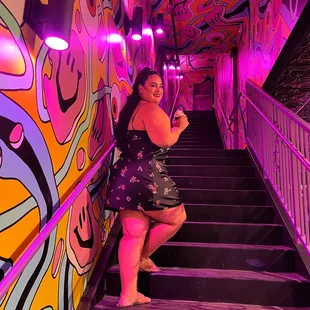 Good photo op on the stairway up