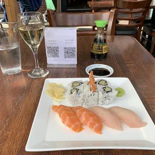 sushi and sashimi, sushi, food, sashimi