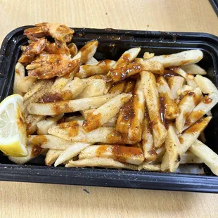 Forgot to take a picture before I ate the shrimp. It was that good!
