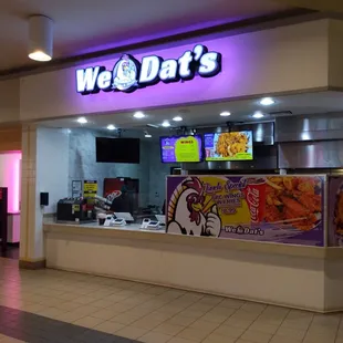 the inside of a restaurant