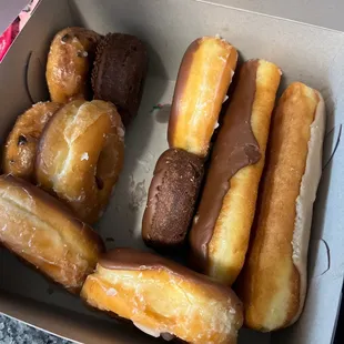 a box of assorted donuts