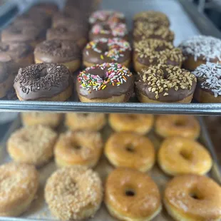a variety of doughnuts