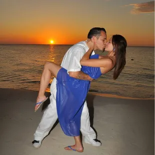 The night of our sunset dinner taken by the photographers at Montego Bay, Jamaica