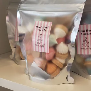 two bags of cookies