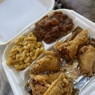 Fried chicken plate