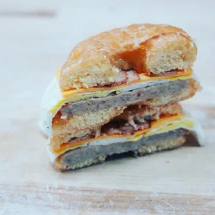 a close up of a sandwich