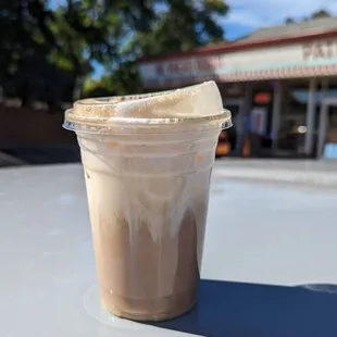 White chocolate mocha frappe was awesome