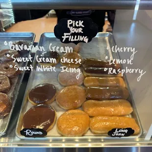 When is a long john, not a long john? When you can pick icings and fillings!