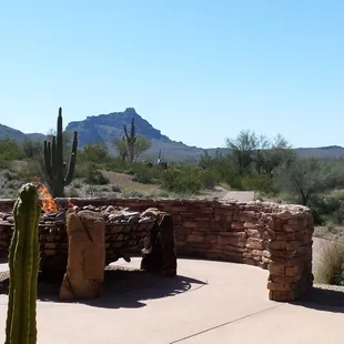 View from our table.