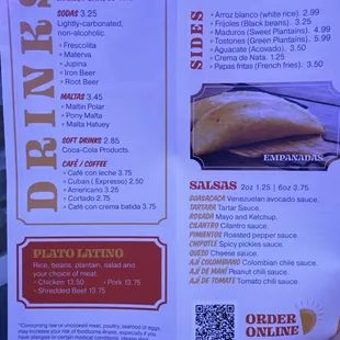 Menu.