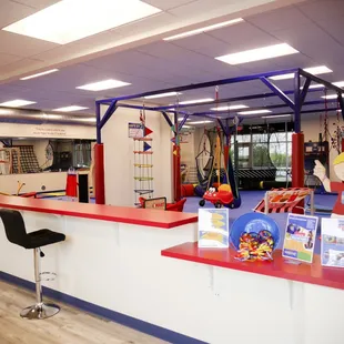 A view of the gym from our lobby