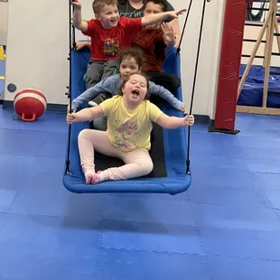 Swinging with friends!