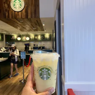 The pineapple paradise drink ....  What a refreshing summer drink !