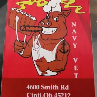  a menu for a restaurant