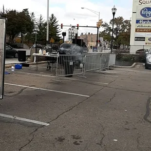 Restricted pit zone