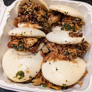 Bao Six Pack ($19.50). See my close-up shot of each bun for details. Each is a different kind.