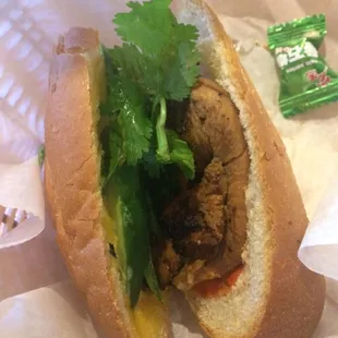 Lemon Grass Tofu Sandwich