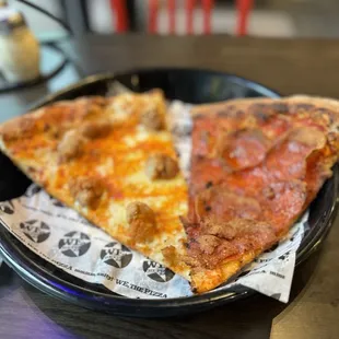 Buffalo Chicken and Double Pepperoni Slice&apos;s