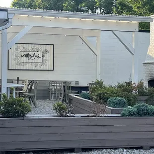 They have the most beautiful outside space!  Perfect for an early breakfast, coffee talk, or a solo morning of work.