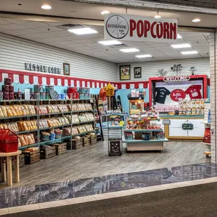 a popcorn store