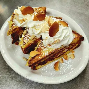 waffles, food
