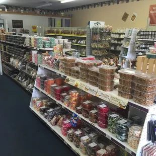 Gummi Candies, Chocolates, Granola