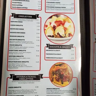 menu, waffles