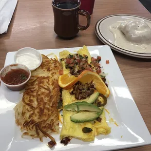 Mexican omelette