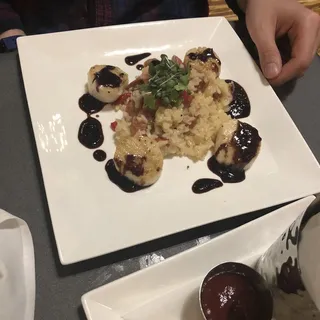 Skillet Seared Jumbo Scallops