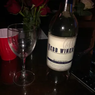 Webb winery Empty Blueberry Wine...Need to stock up on more this weekend!
