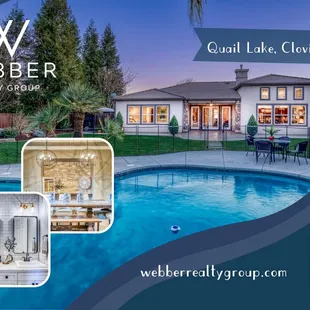 Quail Lake Beauty...staged by RW Home Staging with beautiful twilight photography.