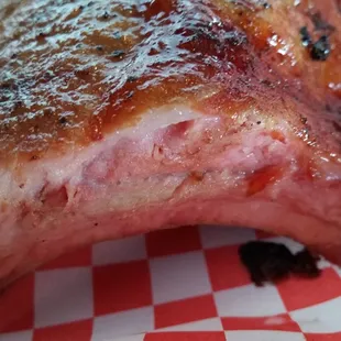 Ribs close-up