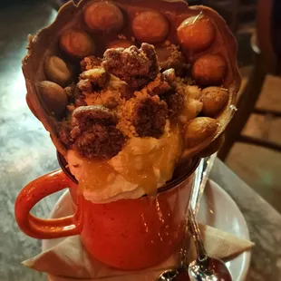 Bourbon Puffle Sundae (21 &amp; over)