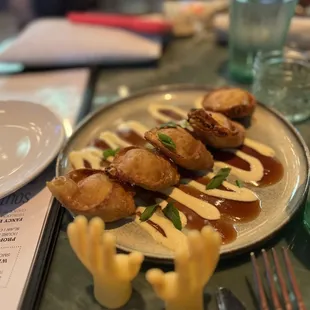 Goat Cheese Wontons