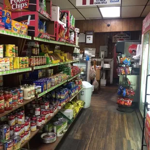 a view of a grocery store