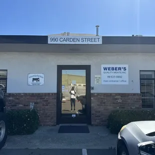The entrance