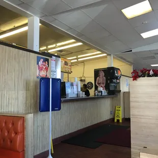 Inside the restaurant