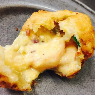 Shrimp and grits bites