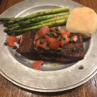 Blackened Cajun salmon