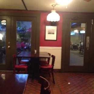 Indoor or outdoor seating
