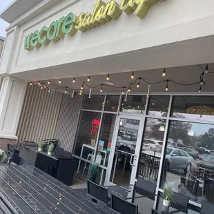the outside of the store